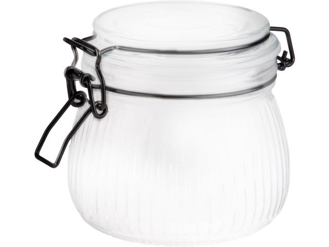 Банка для сыпучих продуктов стеклянная GRACE (Грейс) 500 мл, PERFECTO LINEA (Банка с бугельным замком)
