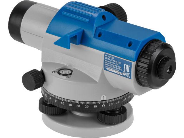 Нивелир оптический BULL OL 3201 + аксессуары в кор. (увеличение 32х, до 120 м, резьба 5/8")