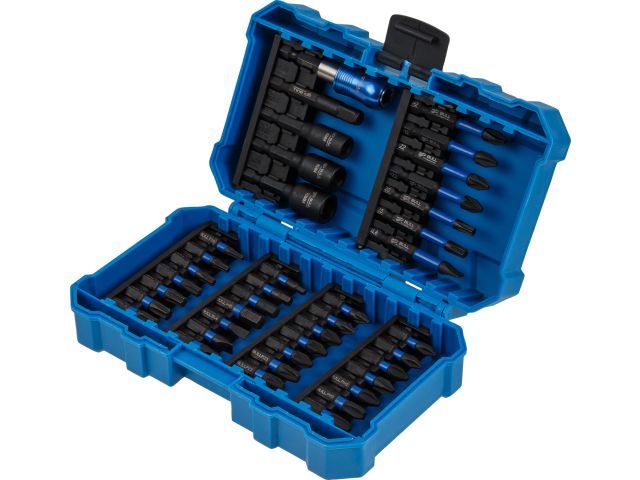 Набор бит ударных BULL Impact IMB 40 Max в кейсе (Торсионные, 58-62 HRC, 40 предметов)