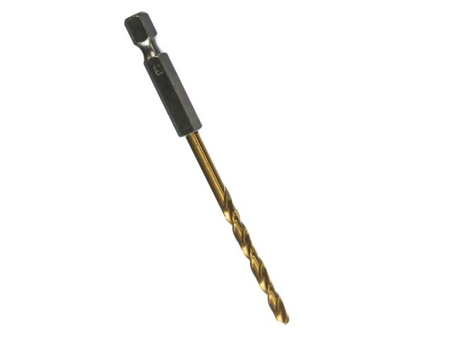 Сверло по металлу 4х100 мм, хвостовик 1/4". HSS-TiN Makita D-14940