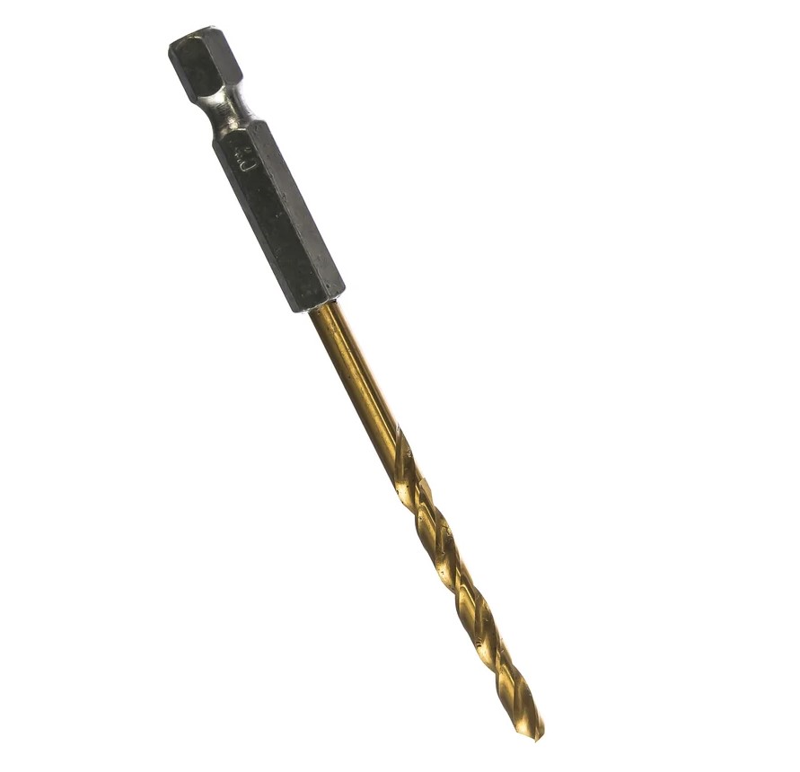 Сверло по металлу 4х100 мм, хвостовик 1/4". HSS-TiN Makita D-14940