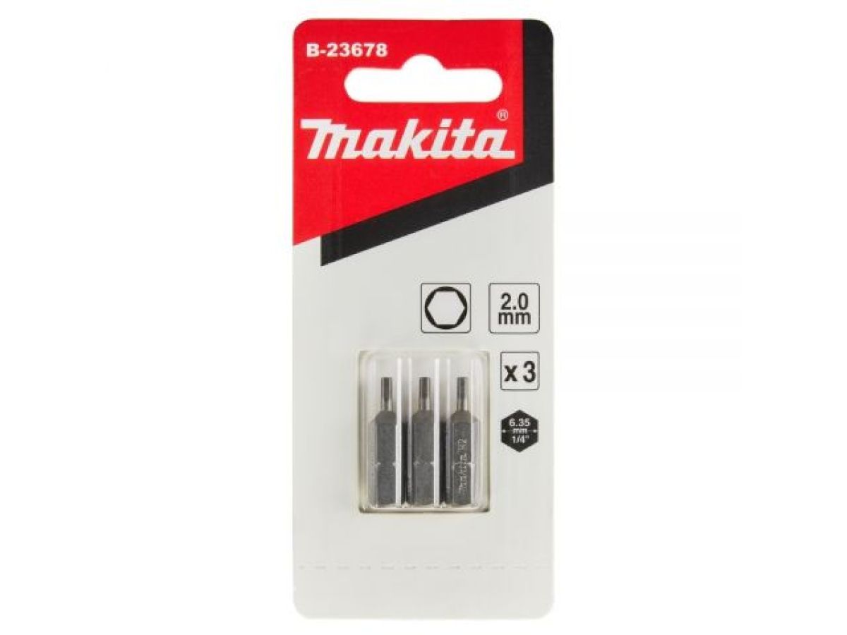 Насадка HEX2.0, 25 мм, C-form, 3 шт. MAKITA