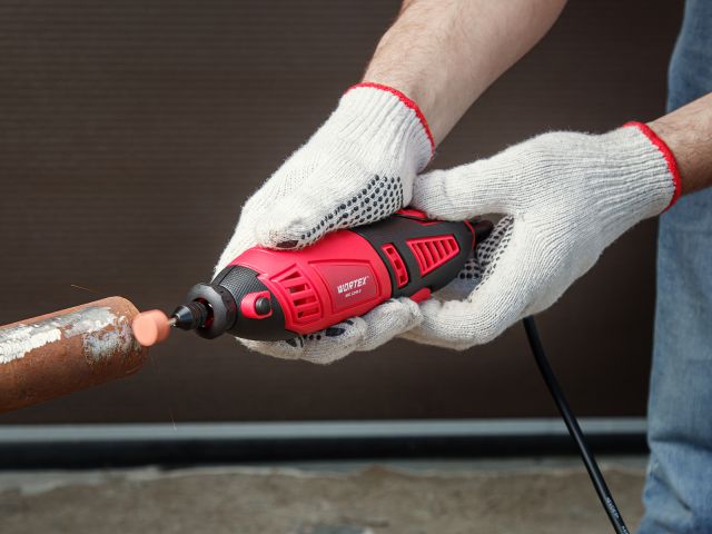 Гравер электрический WORTEX MG 3219 E в чем. +аксессуары 185 вт, 8000-35000 об/мин, цанга 2.4/3.2 мм (в чем.+ 39 аксесс., гибкий вал, держат