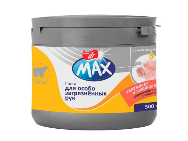 Паста для рук с очищиющим эффектом для особо загрязненных рук с вазелиновым маслом Dr. Max 500г. (Полный аналог CH-225-B500-N05 производсво 