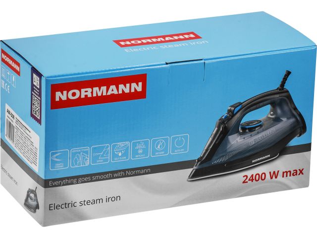 Утюг электрический AIR-508 NORMANN (ОТГРУЗКА ТОЛЬКО ПО ЭТН/ЭТТН | 2400 Вт; пар; паров.удар; спрей; керамика; анти-кальций; анти-капля; авто-