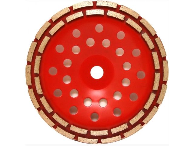 Алмазная чашка d 230 мм по бетону двухрядная TRIO DIAMOND NEW FORMULA SEGMENT (бетон / гранит / натуральный камень / искусственный камень)