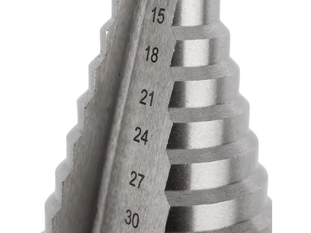 Сверло по металлу ступенчатое 9,0-36,0мм, 110мм, 62 HRC KRANZ