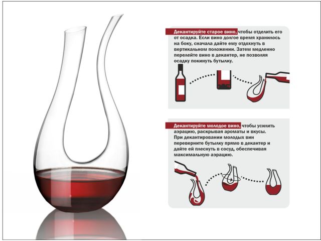 Декантер для вина, 1000 мл, серия Venice, PERFECTO LINEA