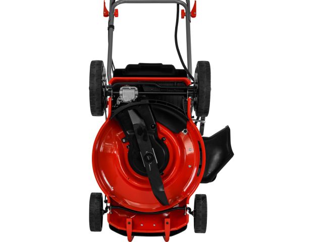 Газонокосилка бензиновая ECO LG-645 E самоходная (4 л.с., шир. 46 см, самоходная, электростарт, мульчир., стальн. корпус, травосборник 60 л)