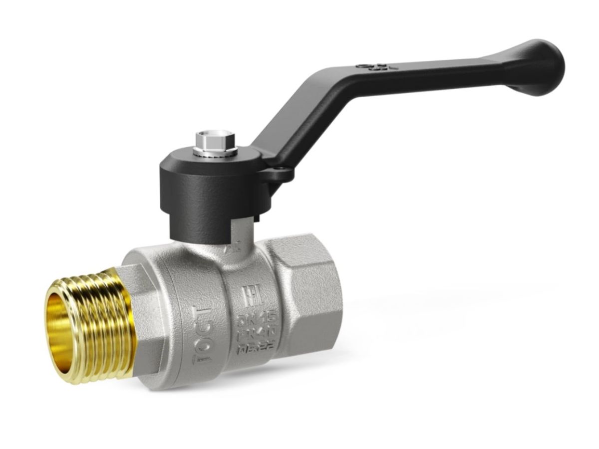 Кран шаровый 1 1/2" вн.-нар. ручка PN40, LD