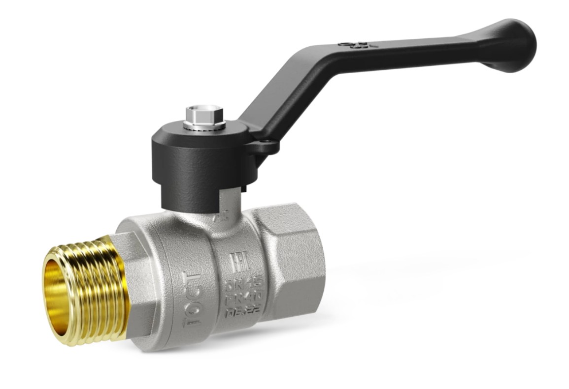 Кран шаровый 1 1/2″ вн.-нар. ручка PN40, LD