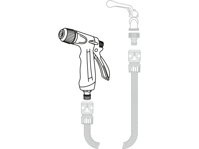 Пистолет-распылитель металл. рег. STARTUL METSA (ST6013-04)