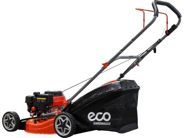 Газонокосилка бензиновая ECO LG-534 (4.0 л.с., шир. 46 см, ручной привод, мульчир., стальн.корпус, травосборник 50 л)