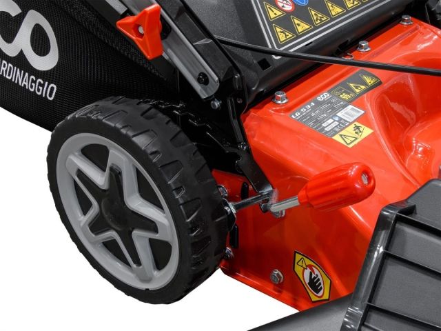 Газонокосилка бензиновая ECO LG-534 (4.0 л.с., шир. 46 см, ручной привод, мульчир., стальн.корпус, травосборник 50 л)