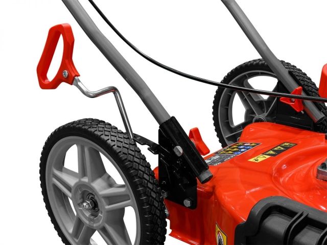 Газонокосилка бензиновая ECO LG-810 (4.0 л.с., шир. 51 см, ручной привод, мульчир., стальн.корпус, без травосборника)