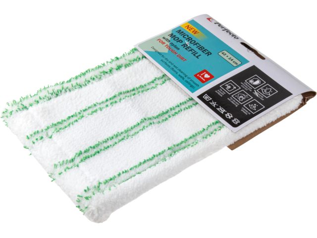 Сменная насадка для швабры из микрофибры и нейлона, пеноэффект, PERFECTO LINEA (Для сильных загрязнений, с пеноэффектом)