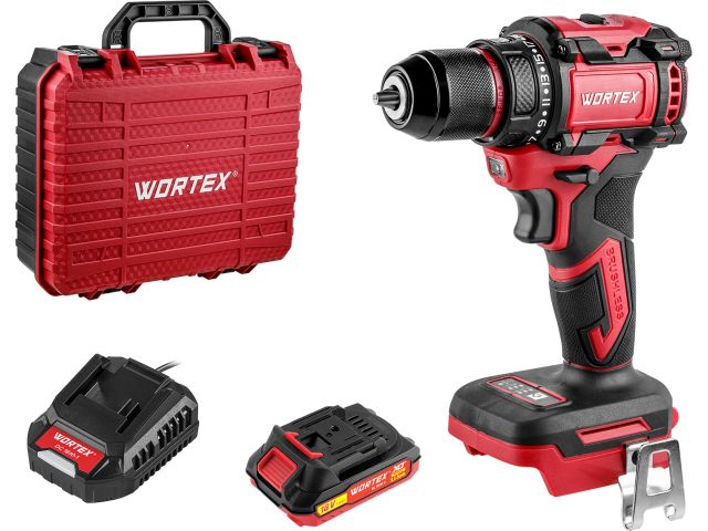 Аккум. дрель-шуруповерт WORTEX BD 2025 DLi в чем. ALL1 XLT БЕСЩЕТ, 18 В, 50 Н*м, 1х1,5 А*ч, БЗП 10 м (шурупы до 9 мм, защита от перегрузки и
