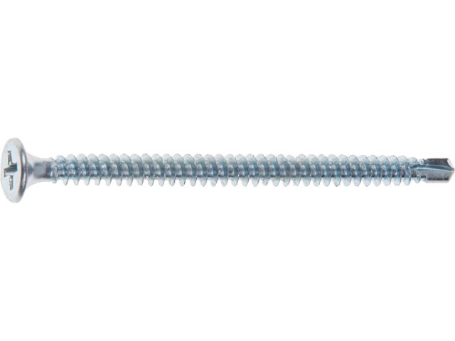Саморез 4.2х60 мм для монтажа ГКЛ к металлу, цинк, со сверлом (250 шт в карт. уп.) STARFIX