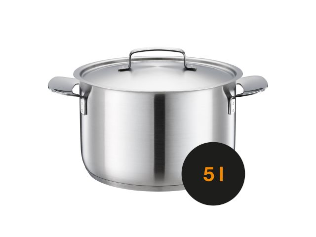 Кастрюля 5л All Steel Fiskars (с крышкой)