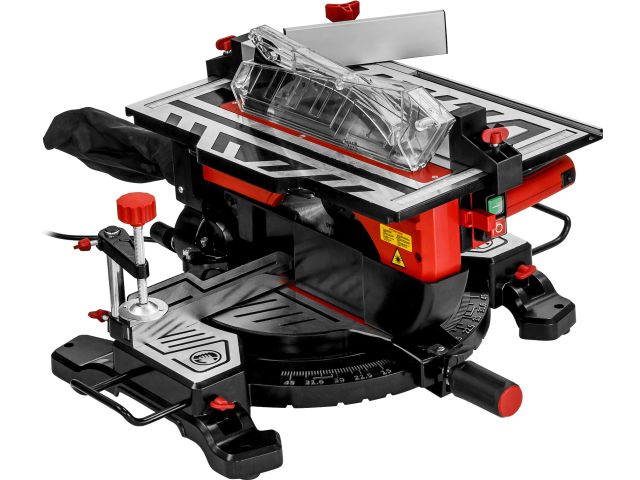 Торцовочная пила комбинированная WORTEX MS 2520-2 LMB в кор. 2000 Вт, 255 мм, глуб. 78 мм,  стол 60 (2000 Вт, 255х30.0 мм, глуб. до 78 мм, ш