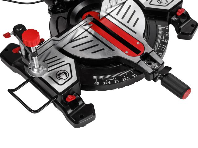 Торцовочная пила комбинированная WORTEX MS 2520-2 LMB в кор. 2000 Вт, 255 мм, глуб. 78 мм,  стол 60 (2000 Вт, 255х30.0 мм, глуб. до 78 мм, ш