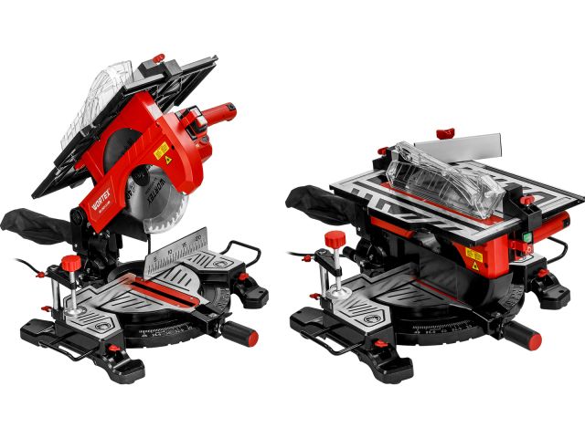 Торцовочная пила комбинированная WORTEX MS 2520-2 LMB в кор. 2000 Вт, 255 мм, глуб. 78 мм,  стол 60 (2000 Вт, 255х30.0 мм, глуб. до 78 мм, ш