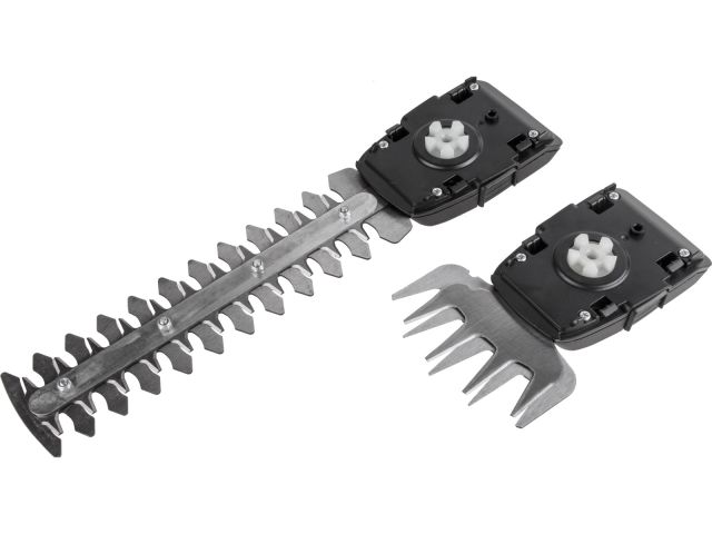 Аккум. ножницы садовые WORTEX SG 7215-1 в кор. + насадка-кусторез (7.2 В, 1 акк., 2.0 А/ч, Li-Ion, шир. 100 мм (для травы), длина 200 мм (ку