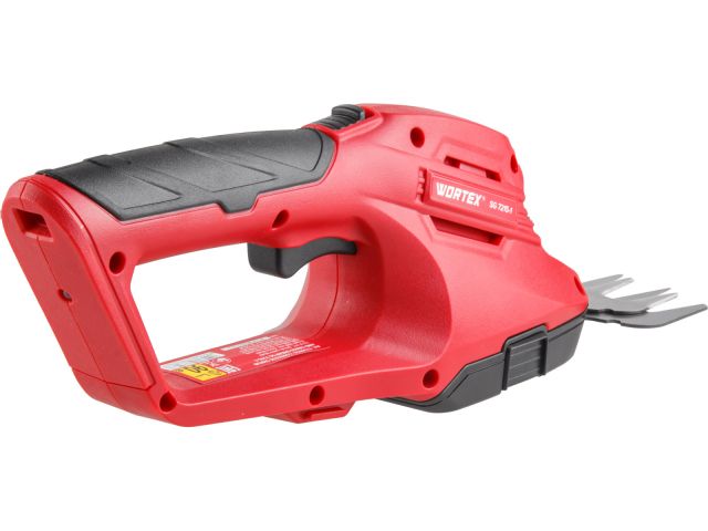 Аккум. ножницы садовые WORTEX SG 7215-1 в кор. + насадка-кусторез (7.2 В, 1 акк., 2.0 А/ч, Li-Ion, шир. 100 мм (для травы), длина 200 мм (ку