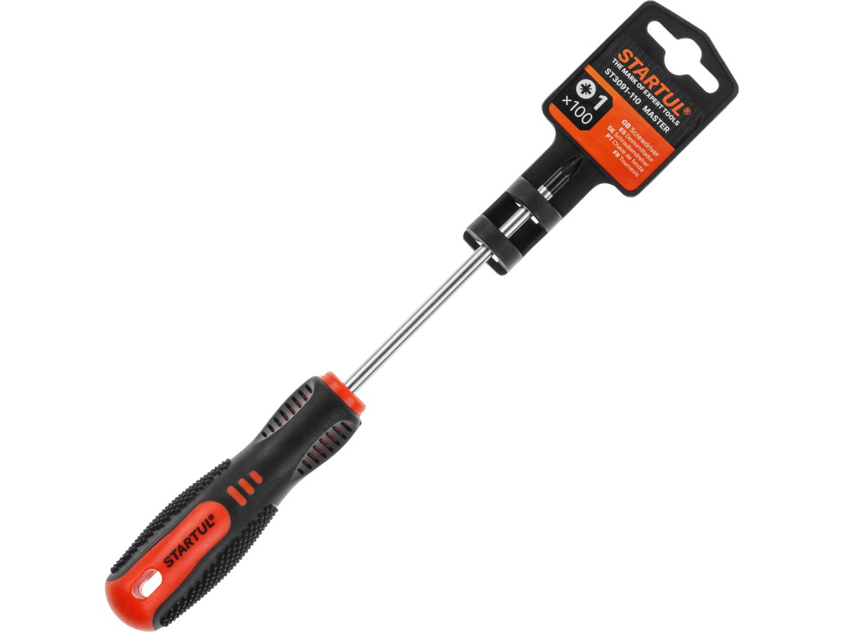 Отвертка "+" №1 100мм PZ STARTUL MASTER (ST3091-110)