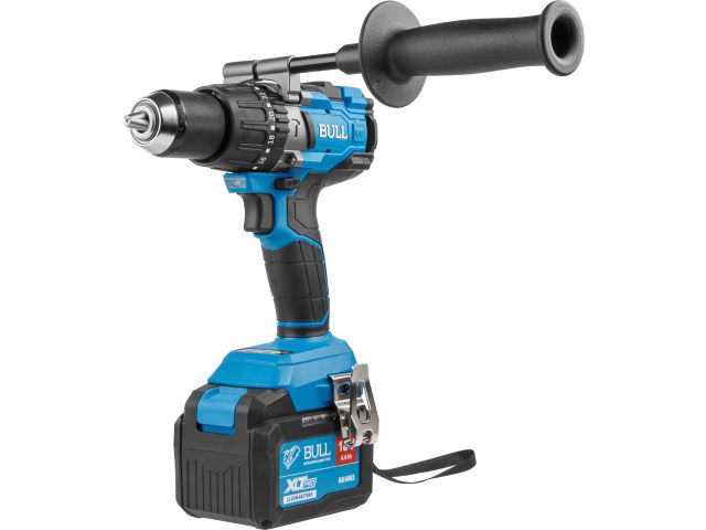 Аккум. дрель-шуруповерт BULL SR 1805 в чем. XLTpro, 2х6 А*ч, БЕСЩЕТ., 18 В, 120 Н*м, БЗП(мет.) 13 мм (Доп. функции: Ударное сверление, "Anti