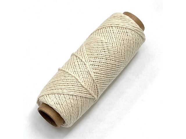 Нить хлопковая крученая двухпрядная 1 мм 100 м STARFIX