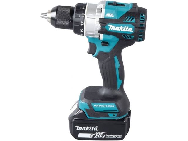 Аккум. ударная дрель-шуруповерт MAKITA LXT DHP 486 RTJ в кейсе (ОТГРУЗКА ТОЛЬКО ПО ЭТН/ЭТТН | 18.0 В, 2 акк., 5.0 А/ч Li-Ion, 2 скор., 125 Н