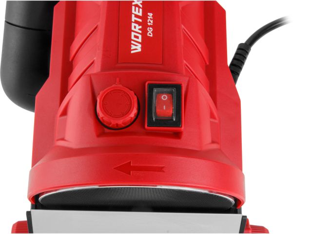 Дисковый шлифовальный станок WORTEX DG 1214 в кор. 140 Вт, 125 мм, 800-4000 об/мин (рег.об., скор.движ.заготовки 250-800 м/мин)