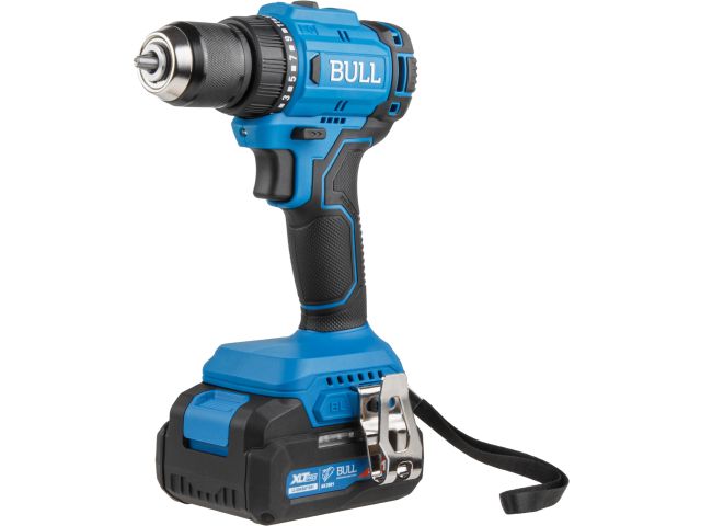 Аккум. дрель-шуруповерт BULL SR 1803 в чем. XLTpro БЕСЩЕТ., 2x2 А*ч, 18 В, 45 Н*м, БЗП 10 мм (шурупы до 10 мм)