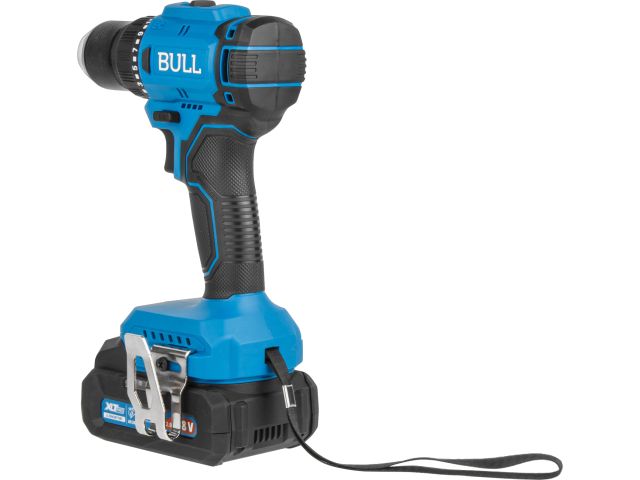 Аккум. дрель-шуруповерт BULL SR 1803 в чем. XLTpro БЕСЩЕТ., 2x2 А*ч, 18 В, 45 Н*м, БЗП 10 мм (шурупы до 10 мм)