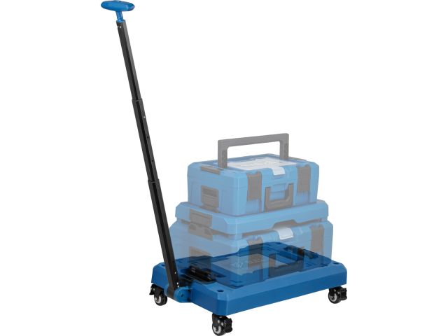 Платформа для ящиков BULL Xcase X004 R + телескоп. рукоять (565х354х151 мм, PP пластик)