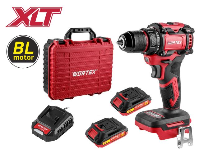 Аккум. дрель-шуруповерт WORTEX BD 2025 DLi в чем. ALL1 XLT БЕСЩЕТ, 18 В, 50 Н*м, 2х1,5 А*ч, БЗП 10 м (шурупы до 9 мм, защита от перегрузки и