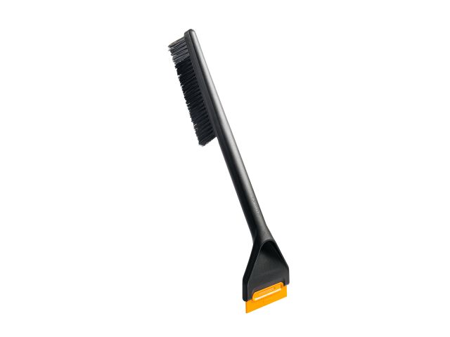 Щетка для снега 47см со скребком Solid FISKARS (щетка-сметка снеговая, съемный скребок)