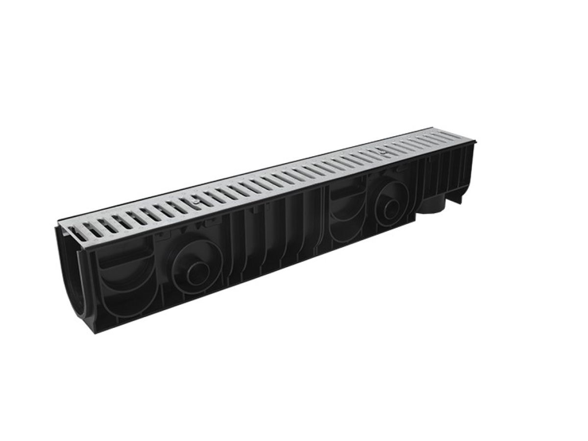 Лоток STANDART 100.175 h179 с решеткой стальной, Ecoteck, РБ