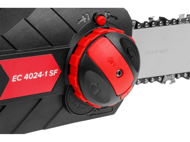 Пила цепная электрическая WORTEX EC 4024-1 SF шина 40.5 см (16"), 3/8" LP, 1.3 мм (2400 Вт, бескл. натяж. цепи, тормоз выбега цепи)