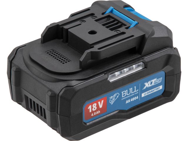 Набор аккумулятор 4 А*ч и зарядное устройство 1х4 А BULL XLTpro в чем. SET (18 В, АКБ 1х4 А*ч, Li-ion, З/У 1 слот, 4 А)