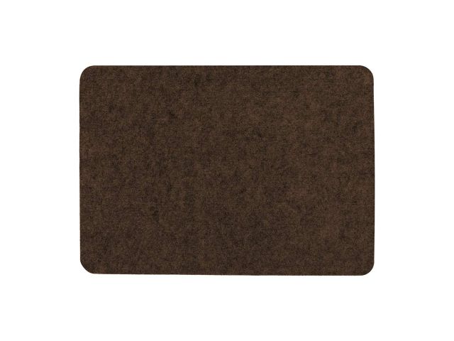 Коврик влаговпитывающий, ребристый  "Slim", без борта, подложка tpr, 50*80 см "VORTEX", коричневый