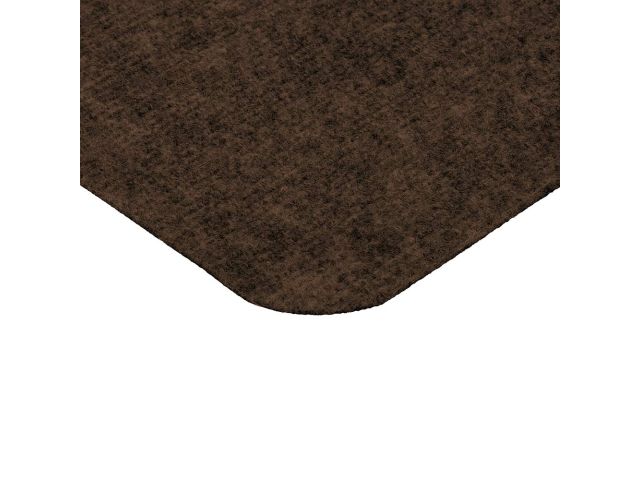 Коврик влаговпитывающий, ребристый  "Slim", без борта, подложка tpr, 50*80 см "VORTEX", коричневый
