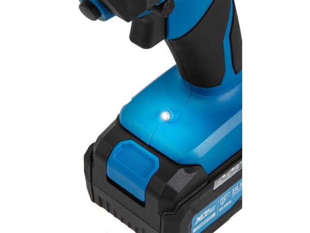 Аккум. пистолет для герметика BULL CG 1860 SET(1х4), сумка, 300/600 мл, 2500 Н, 8,3 мм/с, рег. скор. (защита от вытекания, 2 кг, 2 тубы в ко