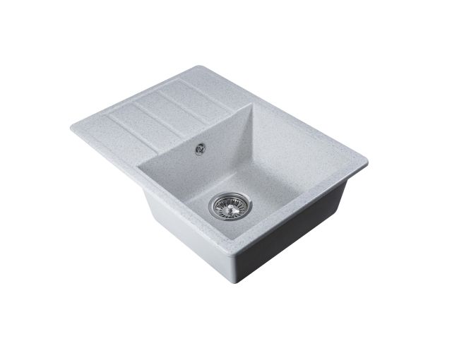Мойка кухонная из искусственного камня MISTA олово 615х440 мм, AV Engineering