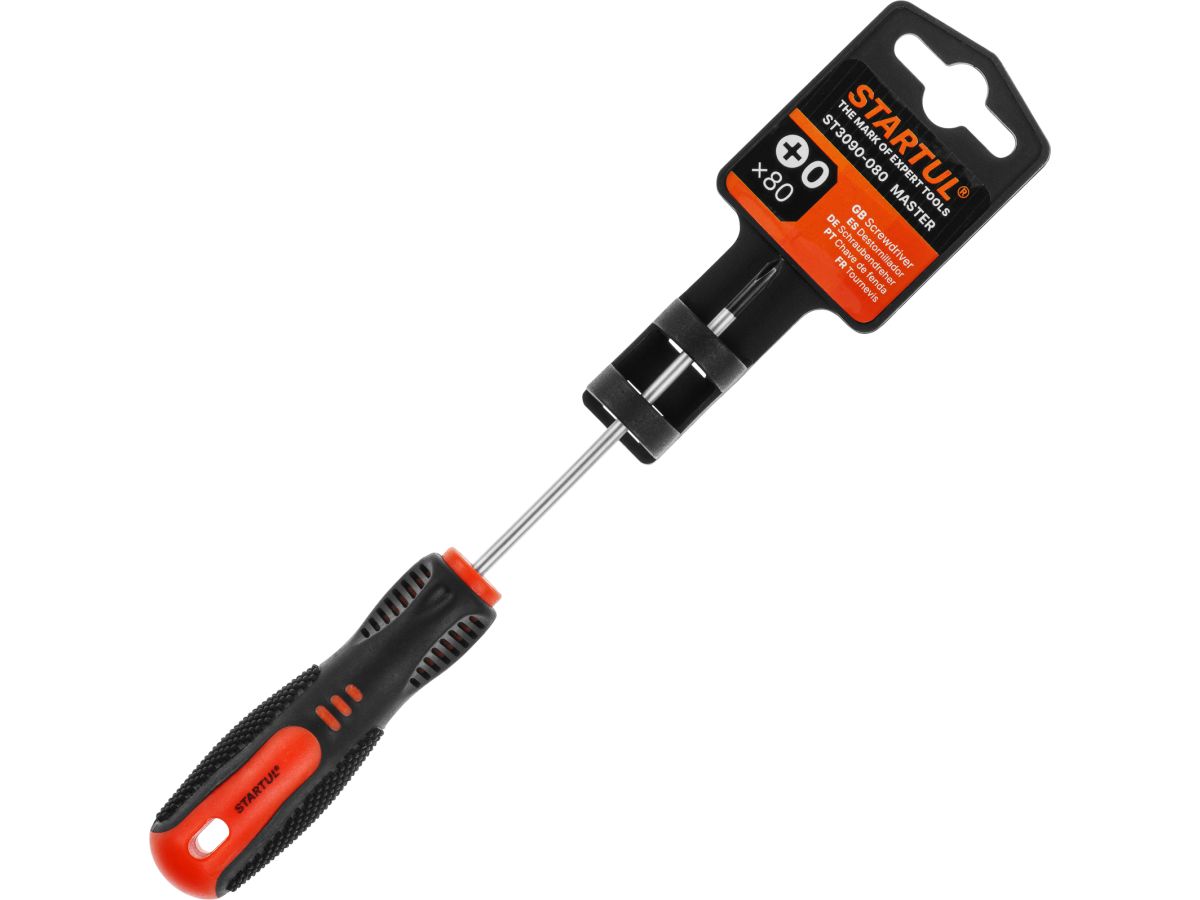 Отвертка "+" №0 80мм PH STARTUL MASTER (ST3090-080)