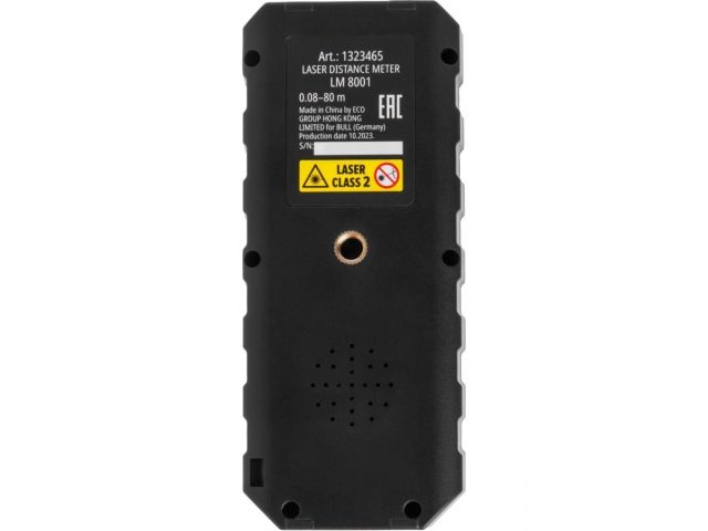 Дальномер лазерный BULL LM 8001 в кор. Проекция креста (зеленый), 0,08 – 80 м, +- 2 мм