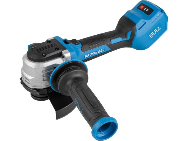 Аккум. углошлифмашина BULL CSG 1812-1 SR Xcase XLTpro 2x6 Ач БЕСЩЕТ, 125 мм, рег. об., 10 000 об/мин (Безредукторный тип, плав пуск, конст. 