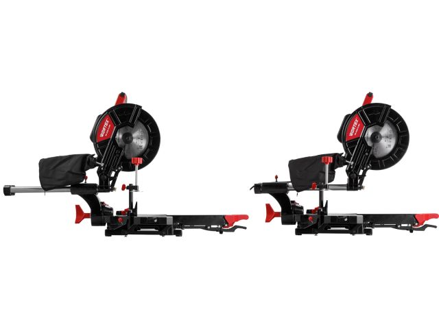 Торцовочная пила WORTEX MS 2520-3 LMO  в кор. 2000 Вт, 255 мм, глуб. до 90 мм, шир. до 340 мм, лазер (3200/4500 об. мин.)