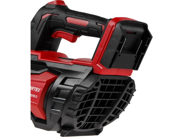 Аккум. воздуходувка WORTEX BB 2018 D ALL1 XLT SET 18 В, 2 Ач акб, макс.объём 570 м куб/ч